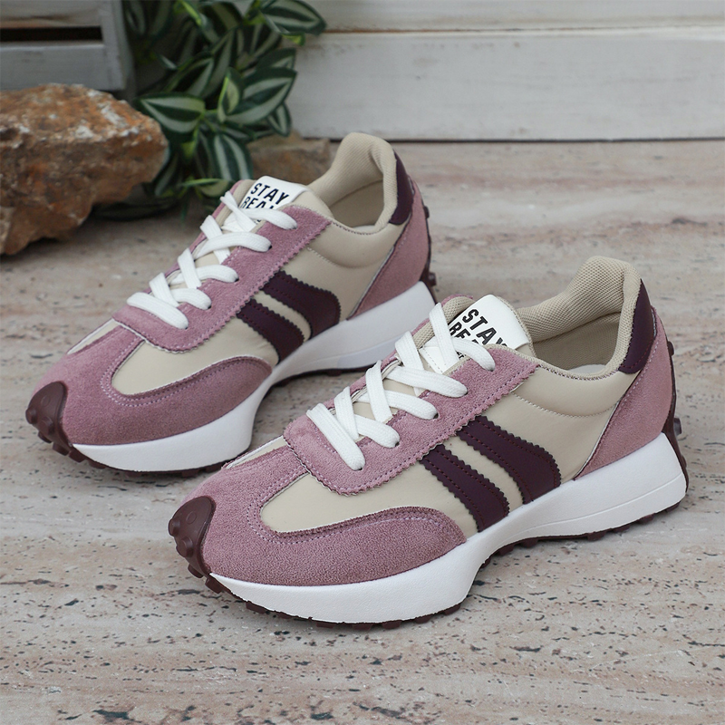 👟💥 49% RABATT! | Låga Casualskor för Damer – 4cm Plattform, Retrodesign & Halksäker!
