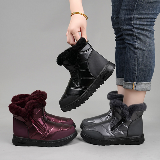 Varma stövlar för kvinnor i casual stil