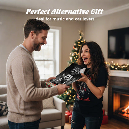 Svart Metallkatt Kalender 2026