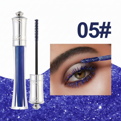 💎 KÖP 1, FÅ 1 GRATIS🌟Vattentät glittrande färgad mascara