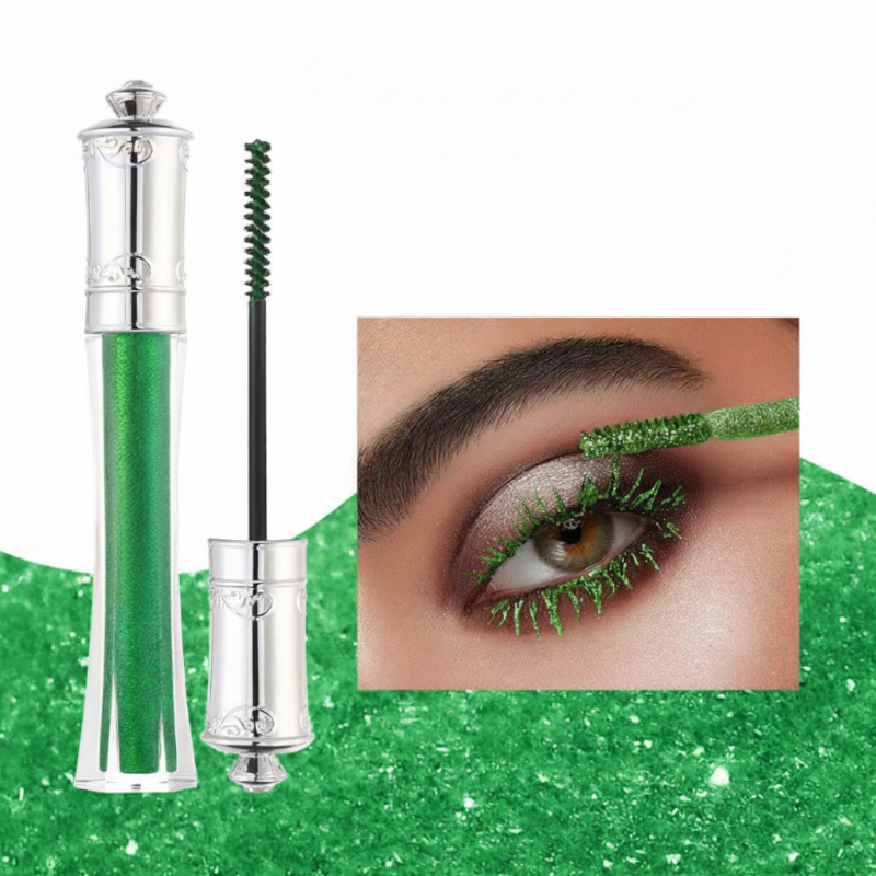 💎 KÖP 1, FÅ 1 GRATIS🌟Vattentät glittrande färgad mascara