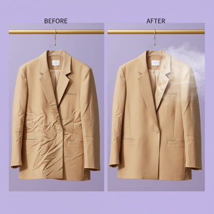 Bärbar handhållen klädångare