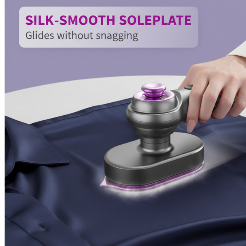 Bärbar handhållen klädångare