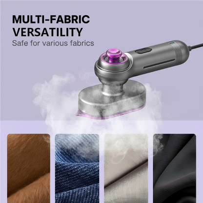 Bärbar handhållen klädångare