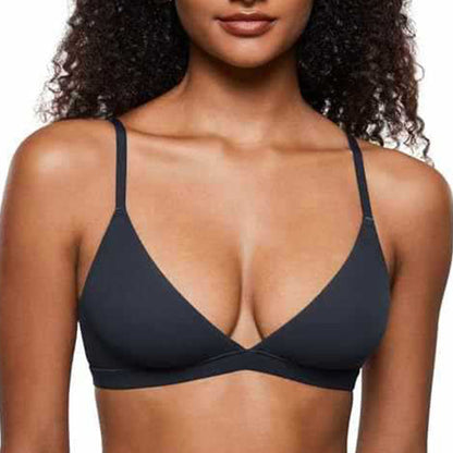 💞 Kvinnors trådlös triangel-bralette med jelly-stöd