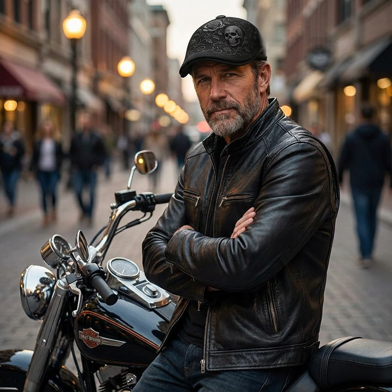 Gubbkeps med Dödskallar och Törnen