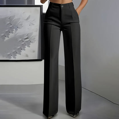 ⏳Begränsad tid 50 % rabatt🔥👖Dambyxor med hög midja