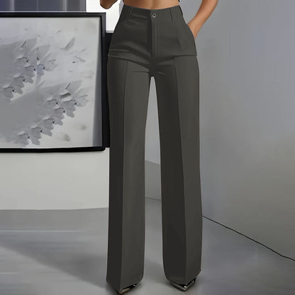 ⏳Begränsad tid 50 % rabatt🔥👖Dambyxor med hög midja