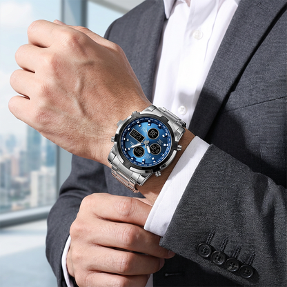⌚ 60% RABATT! 💪 Vattentäta Militärklockor för Män – Analog-Digital, Slitstark & Funktionell Design för Outdoor 🏕️