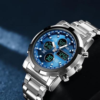 ⌚ 60% RABATT! 💪 Vattentäta Militärklockor för Män – Analog-Digital, Slitstark & Funktionell Design för Outdoor 🏕️