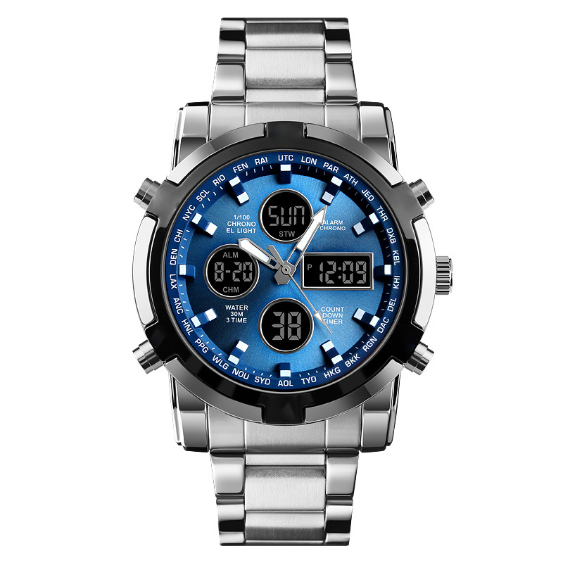 ⌚ 60% RABATT! 💪 Vattentäta Militärklockor för Män – Analog-Digital, Slitstark & Funktionell Design för Outdoor 🏕️