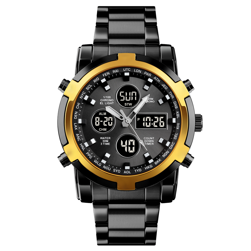 ⌚ 60% RABATT! 💪 Vattentäta Militärklockor för Män – Analog-Digital, Slitstark & Funktionell Design för Outdoor 🏕️