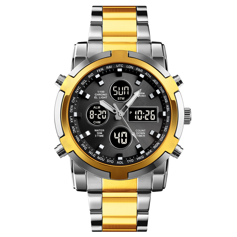 ⌚ 60% RABATT! 💪 Vattentäta Militärklockor för Män – Analog-Digital, Slitstark & Funktionell Design för Outdoor 🏕️