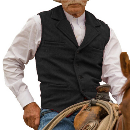 (Köp 2 – fri frakt)Slim Fit-väst för män, casual business