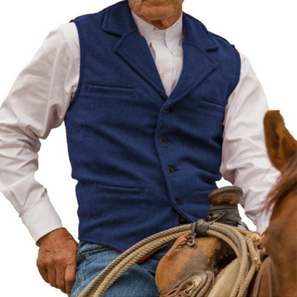 (Köp 2 – fri frakt)Slim Fit-väst för män, casual business