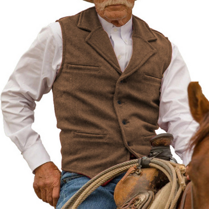 (Köp 2 – fri frakt)Slim Fit-väst för män, casual business