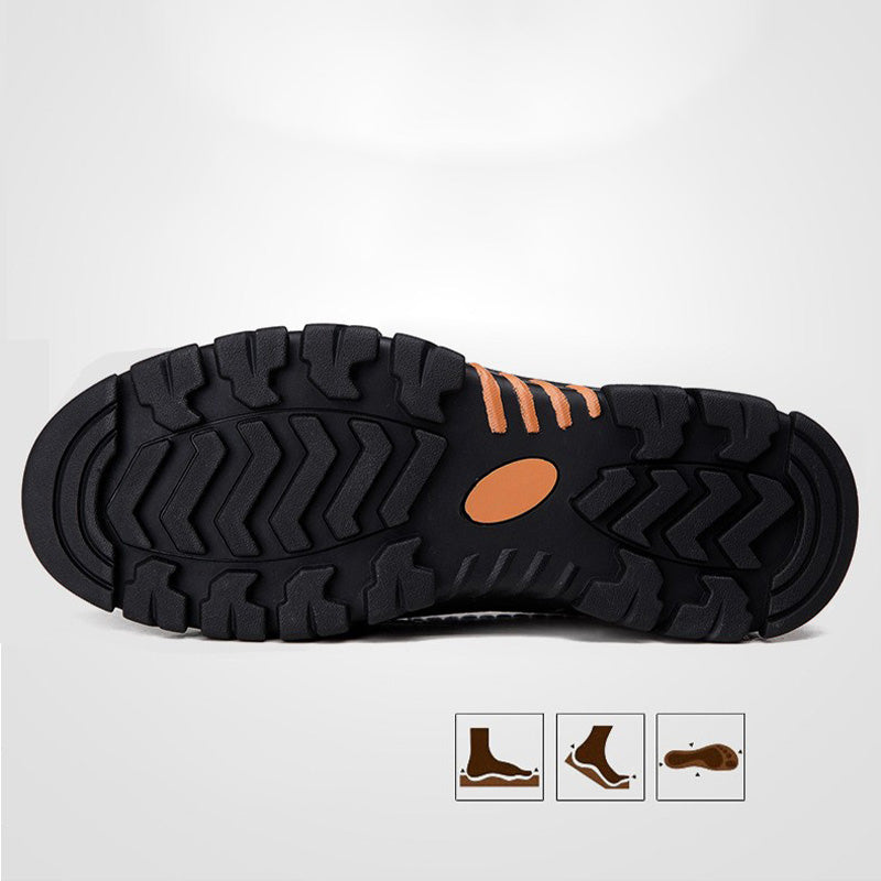 👞 60% RABATT! ✨ Lätta Halkfria Andningsbara Retro Affärsskor för Män – Bekväma, Tidlös design & Perfekta för kontoret 🚶