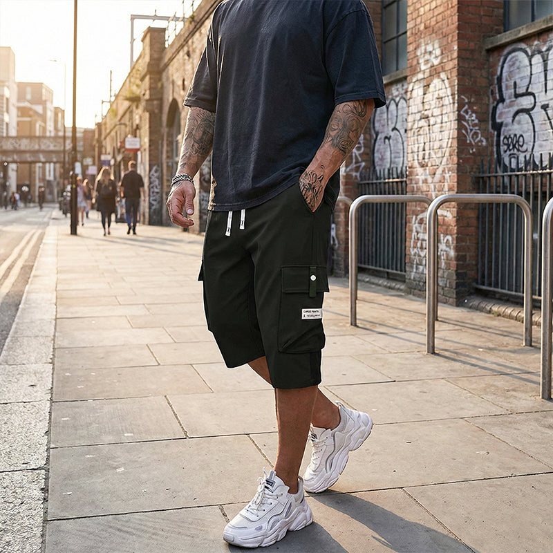 ⏳Sista dagen med specialerbjudande, 50% rabatt!! 📢Avslappnade, korta byxor med dragsko