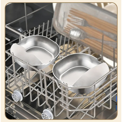 🥄 50% RABATT!✨Skedstöd i Rostfritt Stål – Stabil U-form, Droppskydd & Lättstädad!