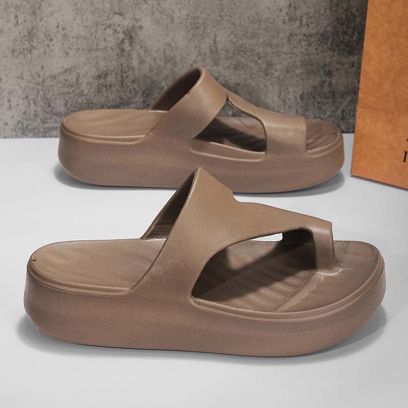 👡 50% RABATT – BEGRÄNSAD KAMPANJ! ✨ Kilklackssandaler Öppen Tå Dam – EVA – Lätt Plattform & Tårem för Sommar