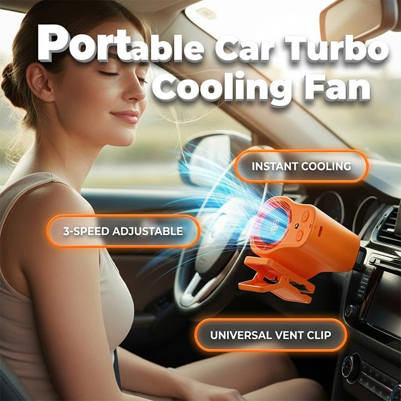 Handsfree personlig kylfläkt med LED-display