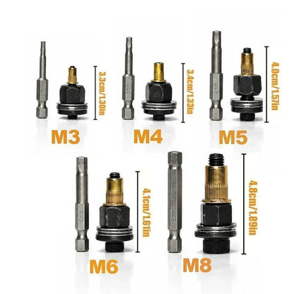 🔥 Verktygssats för muttrar med nitar M3–M12