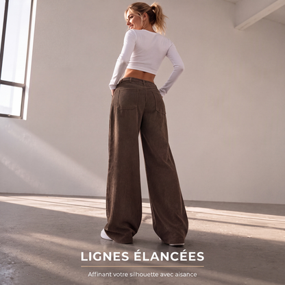 👖 Vida avslappnade byxor med ledig passform för kvinnor✨