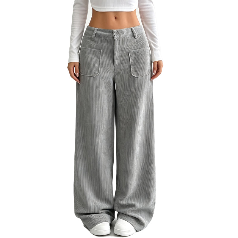 👖 Vida avslappnade byxor med ledig passform för kvinnor✨