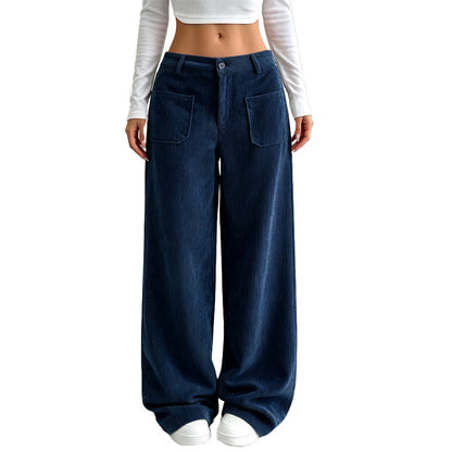👖 Vida avslappnade byxor med ledig passform för kvinnor✨