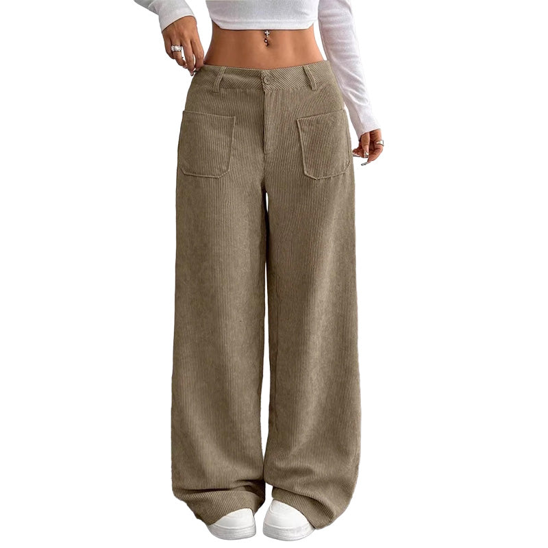👖 Vida avslappnade byxor med ledig passform för kvinnor✨