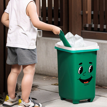 4 ark med roliga klistermärken med smiley