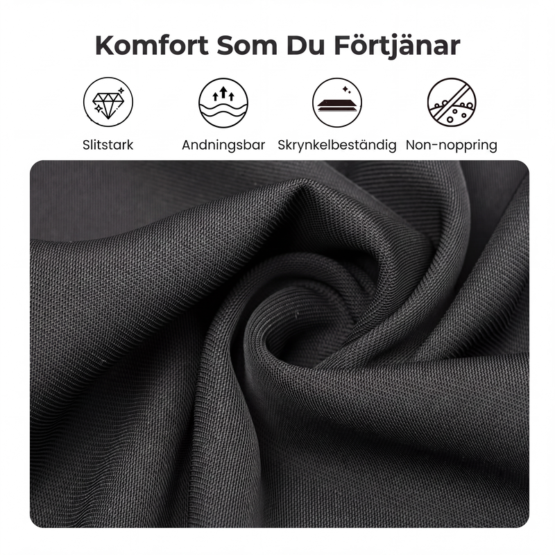 Andningsaktiv pikétröja för män med våffeltextur
