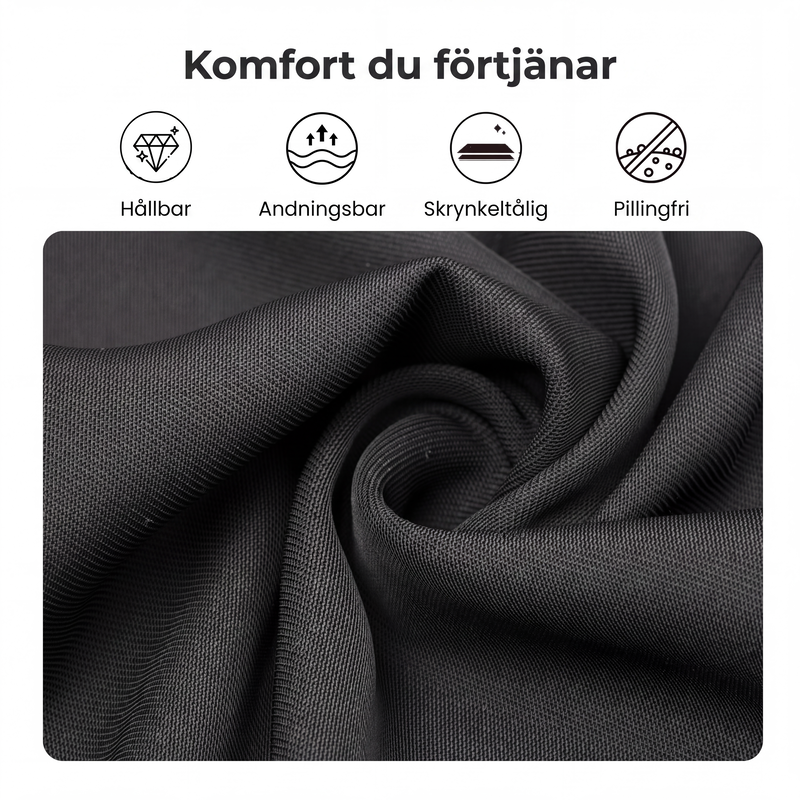 Andningsaktiv pikétröja för män med våffeltextur