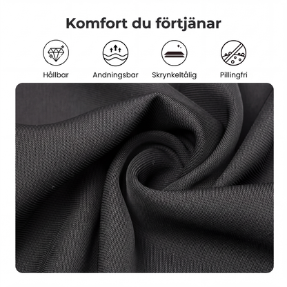 Andningsaktiv pikétröja för män med våffeltextur