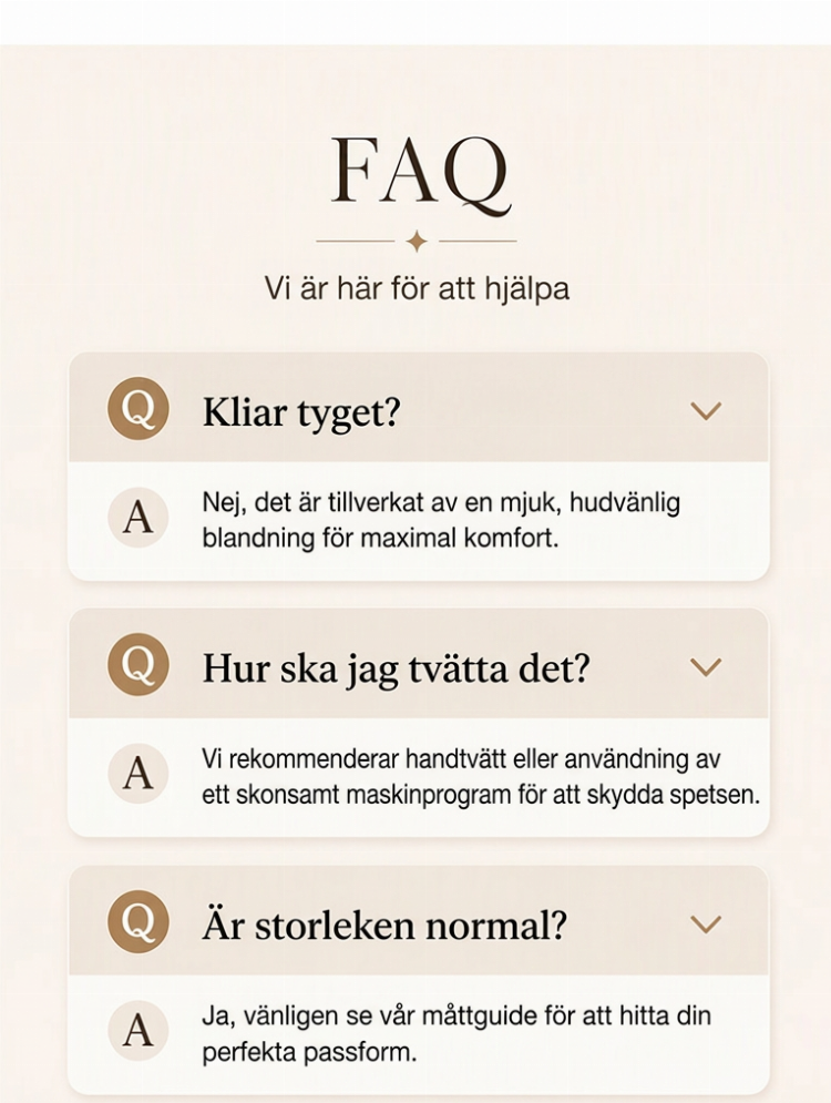 Långärmad topp med spets och V-ringning för kvinnor