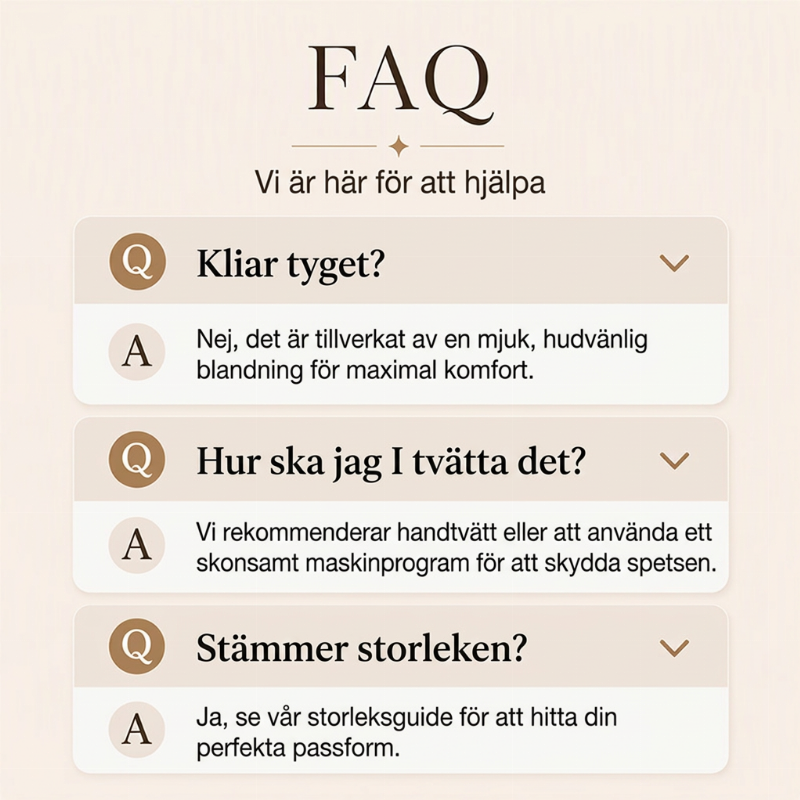 Långärmad topp med spets och V-ringning för kvinnor