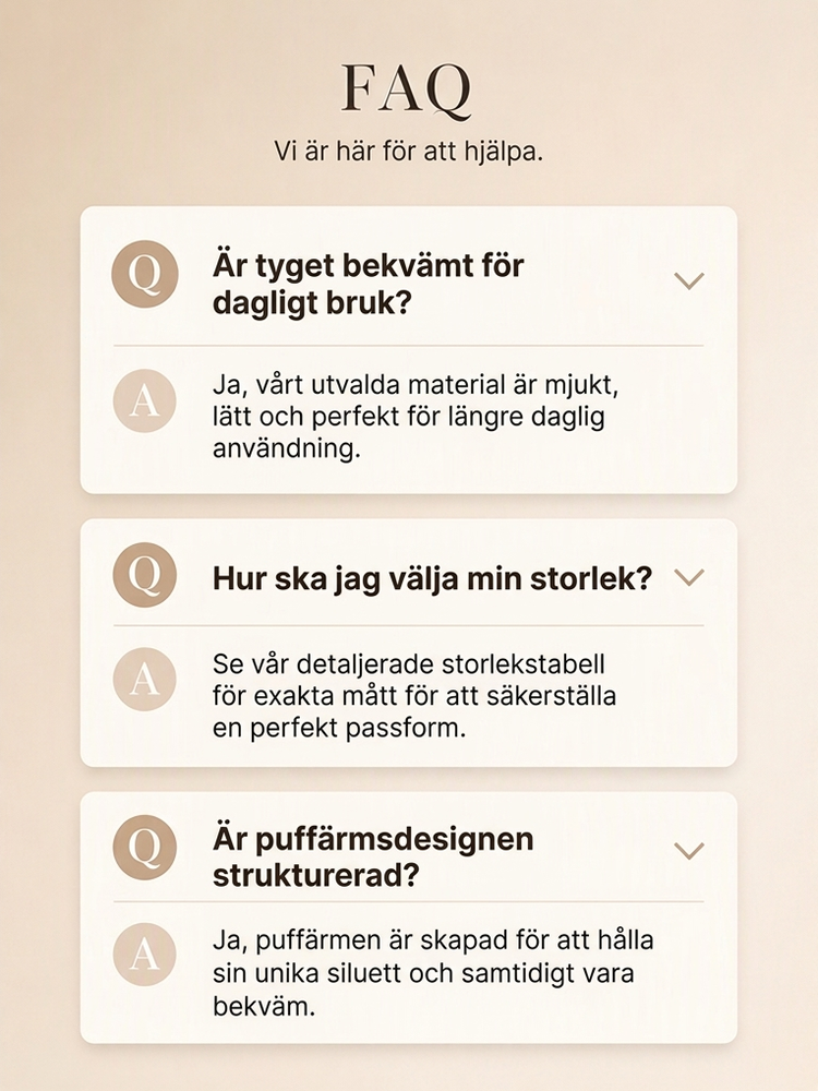 Huvtröja med puffärmar för kvinnor, stilren och ledig