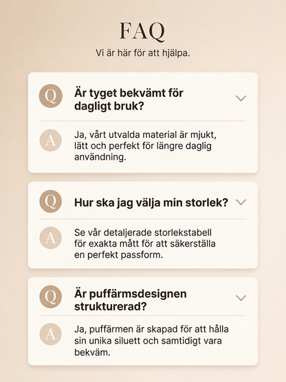 Huvtröja med puffärmar för kvinnor, stilren och ledig